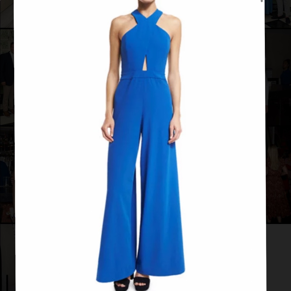 Alice + Olivia royal blue jumpsuit